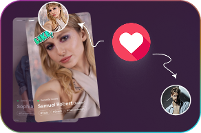 users connect via profiles